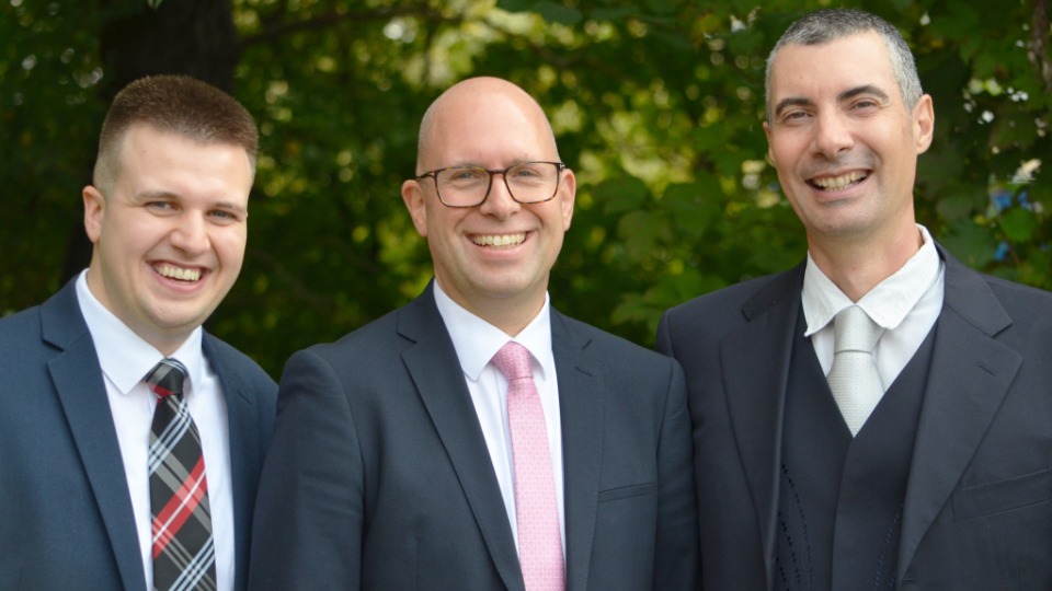 Jorim Maglio (links), Daniel Ramsay (Mitte), Giovanni Lotito (rechts), Fotograf: Günther Drewlow